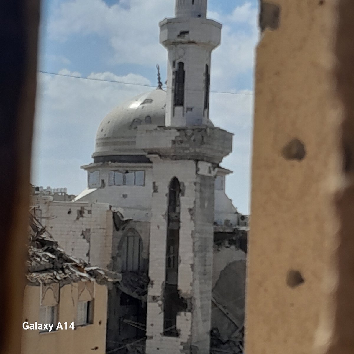 Displacement camps and war damage across Khan Yunis
