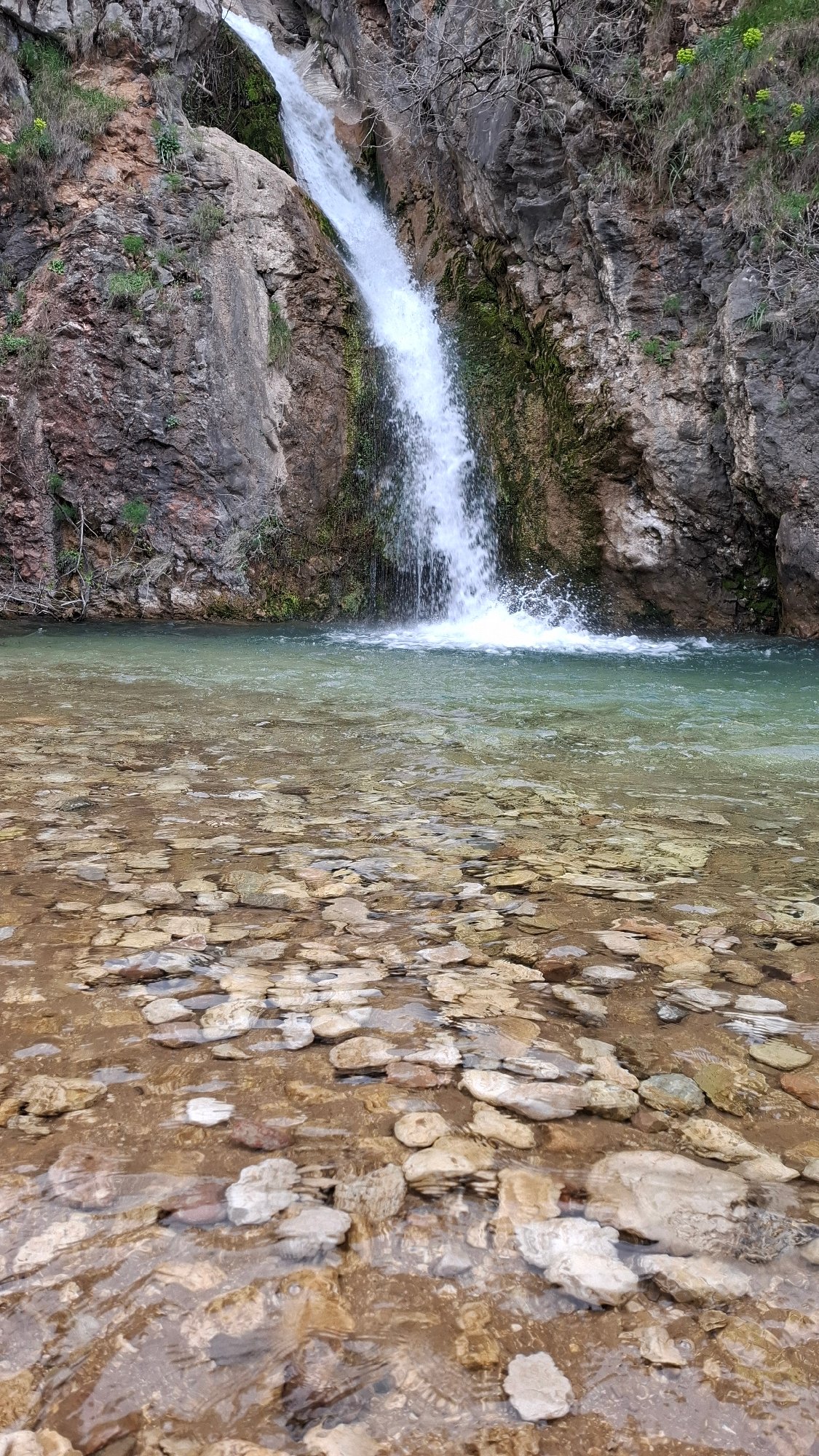 Waterfall campfire scene documented in Boreti Montenegro