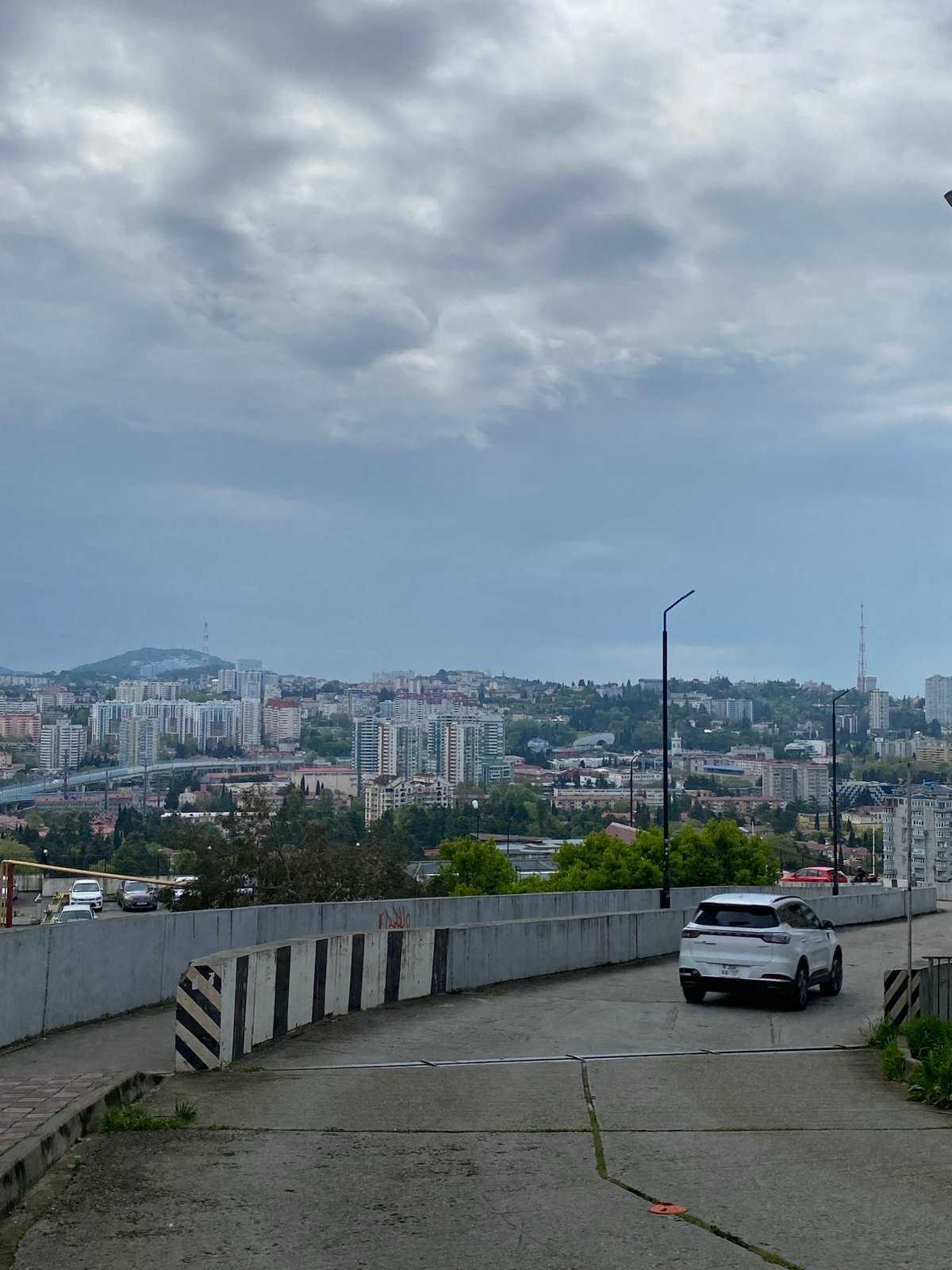 Morning street scenes and cityscapes captured across Sochi, Russia