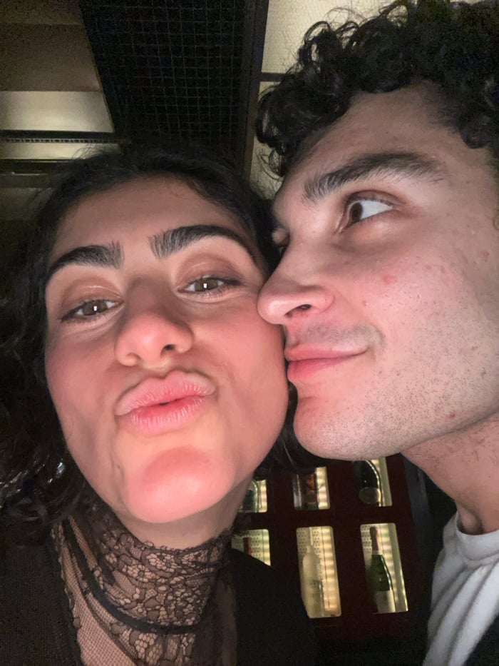 Couple enjoys evening out at Madrid's SUBCERO venue