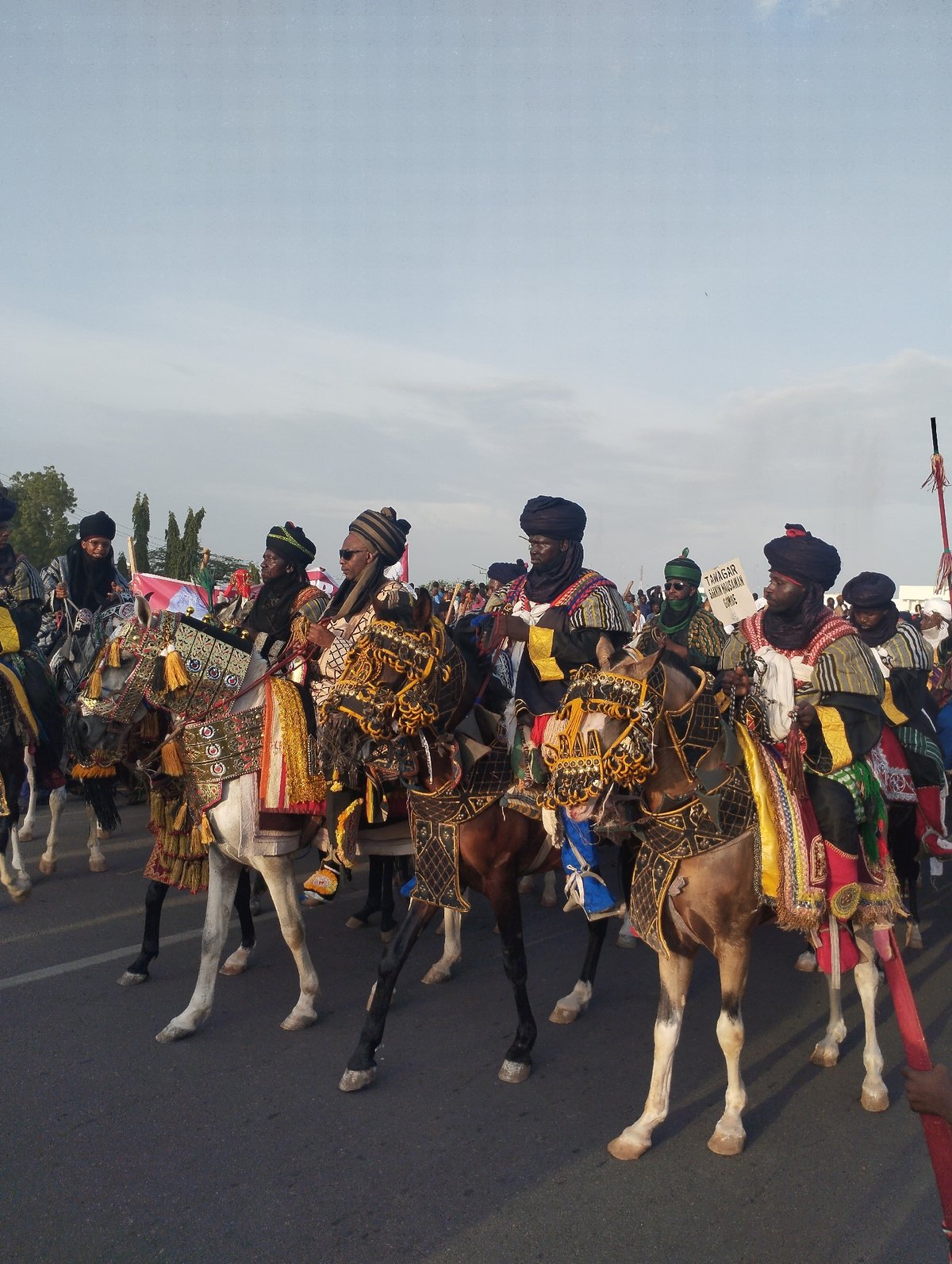 Traditional horseback procession draws crowds in Gombe, Nigeria