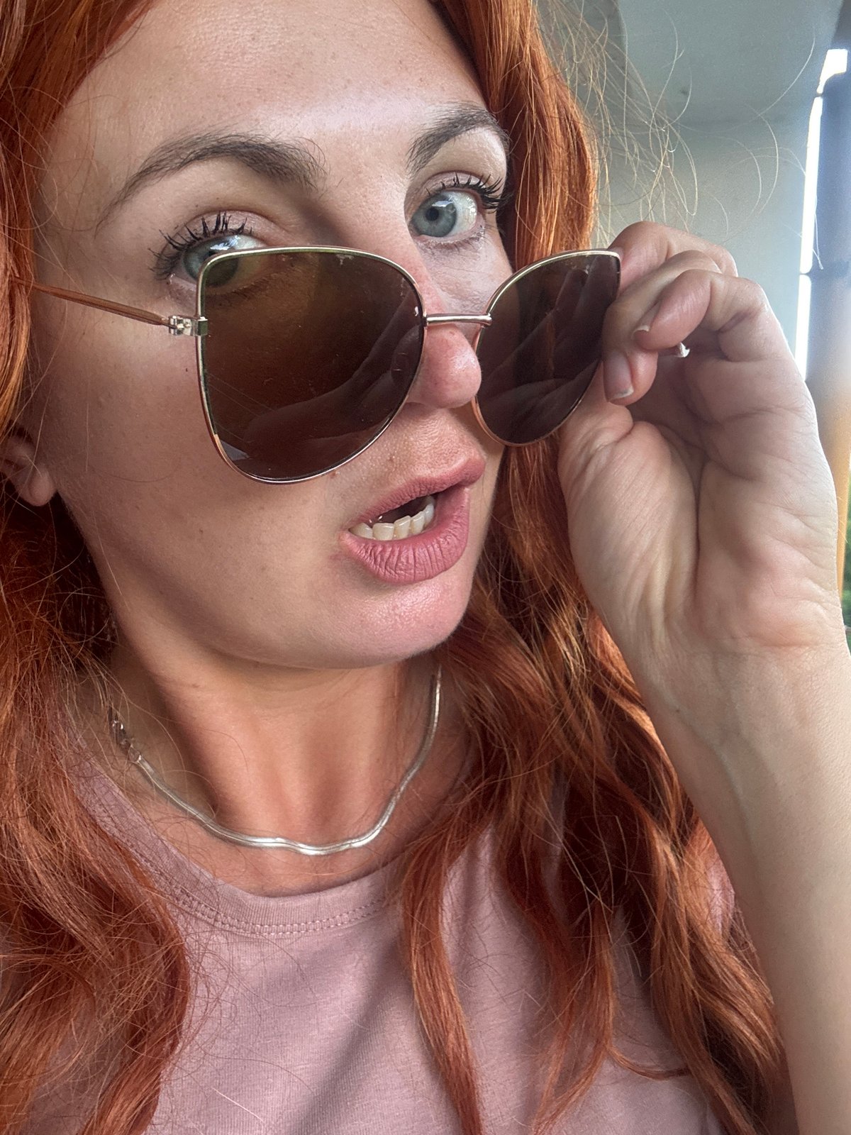 Lazy summer afternoon selfies in Saint-Claude, France