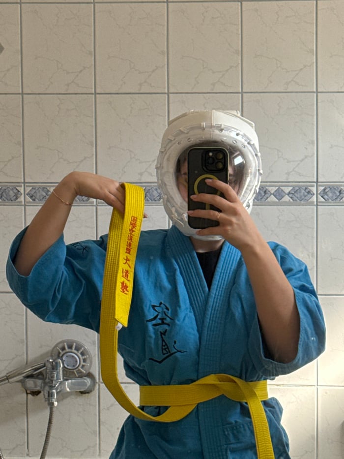 Resident documents daily life in Austrian home