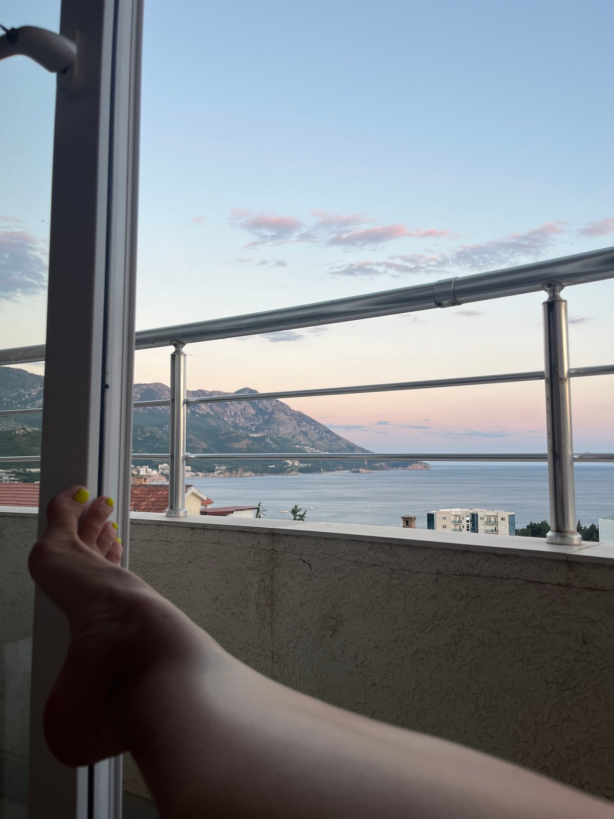 Lazy coastal afternoon in Boreti and Bečići, Montenegro