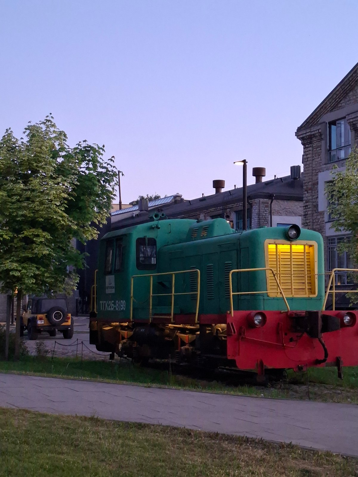 Evening urban documentation captures Tallinn landmarks and streetscapes