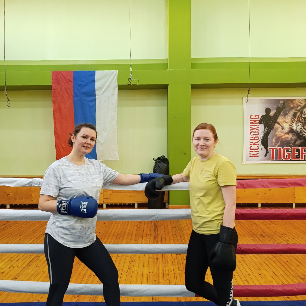 Boxing training session observed at indoor gym facility