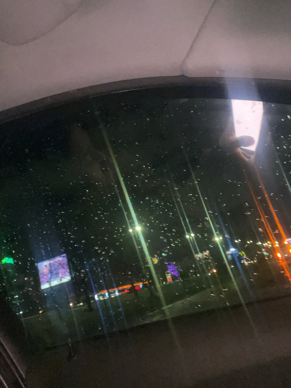 Witness documents rainy evening scenes across Sofia, Bulgaria
