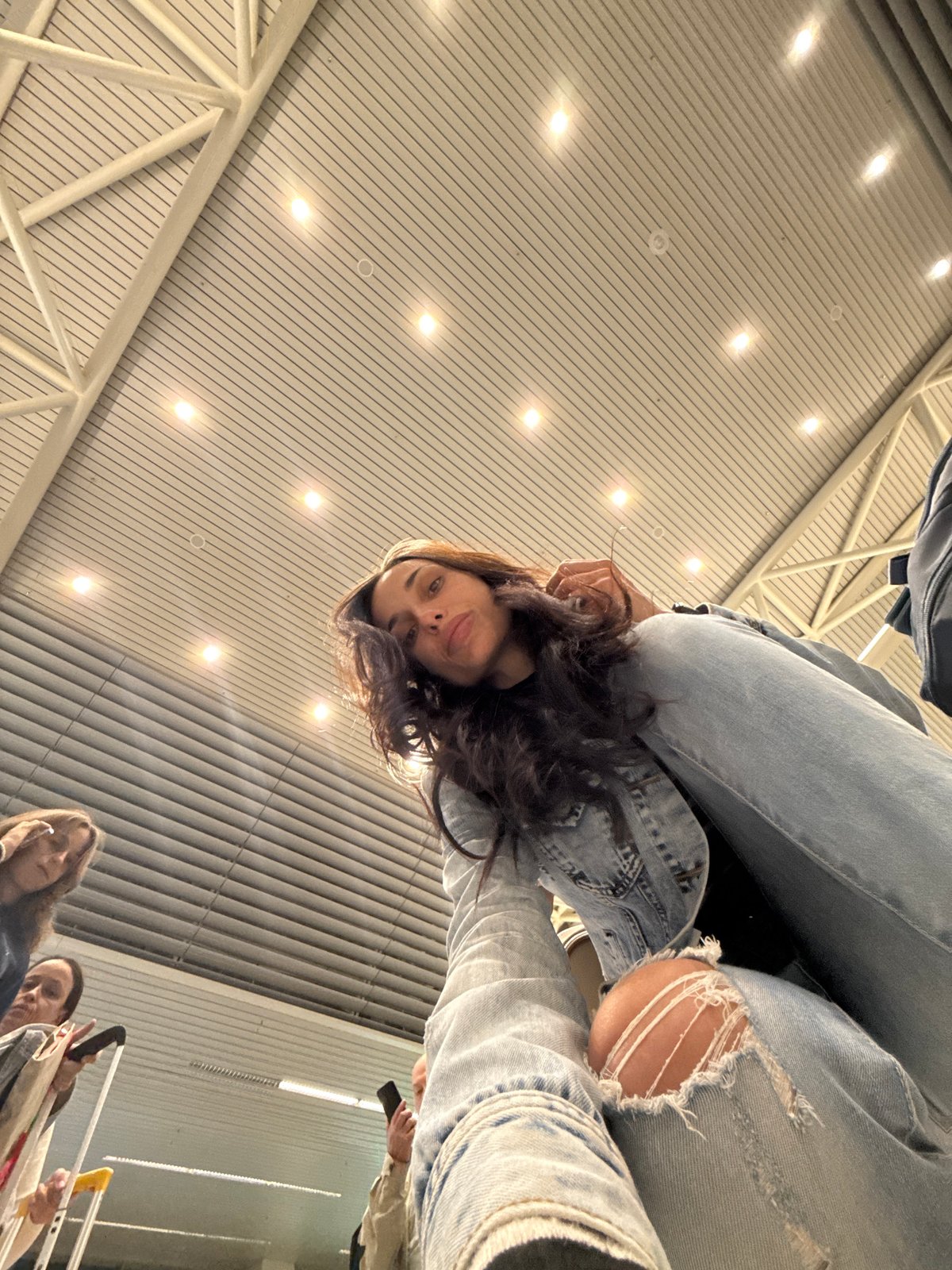 Woman poses for casual photos in Sofia