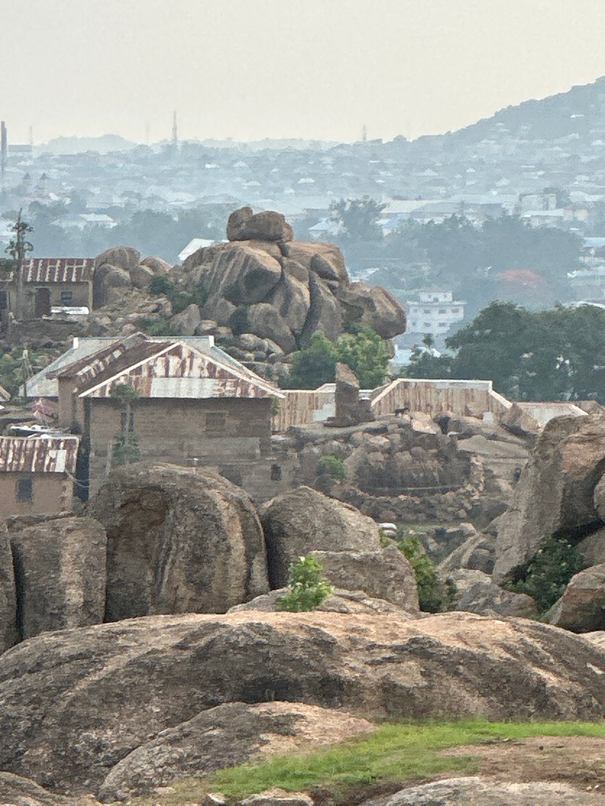 Elevated Views Capture Jos Nigeria's Rocky Urban Landscape