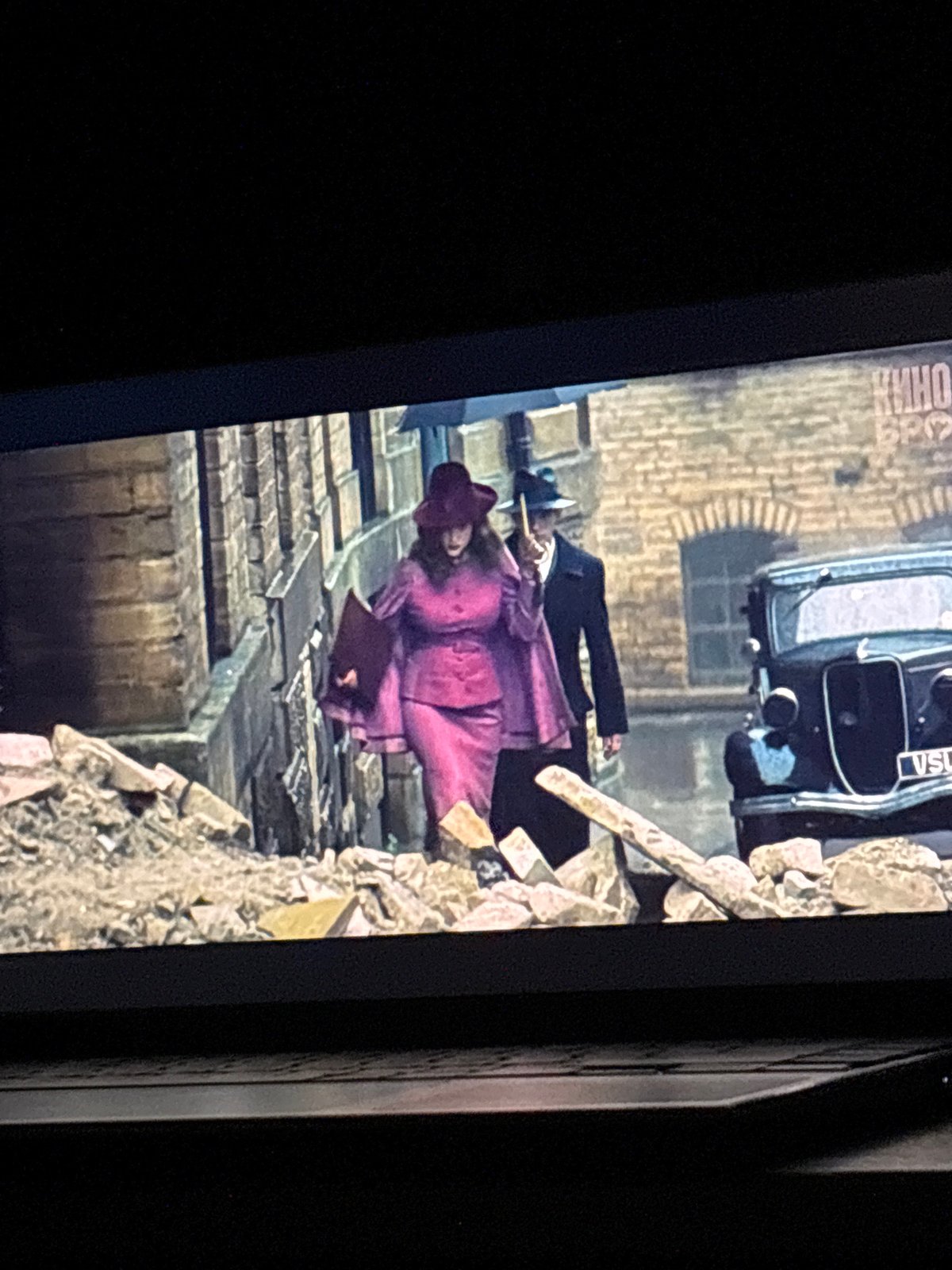 Solo movie night documented through 28 screen captures in Budva