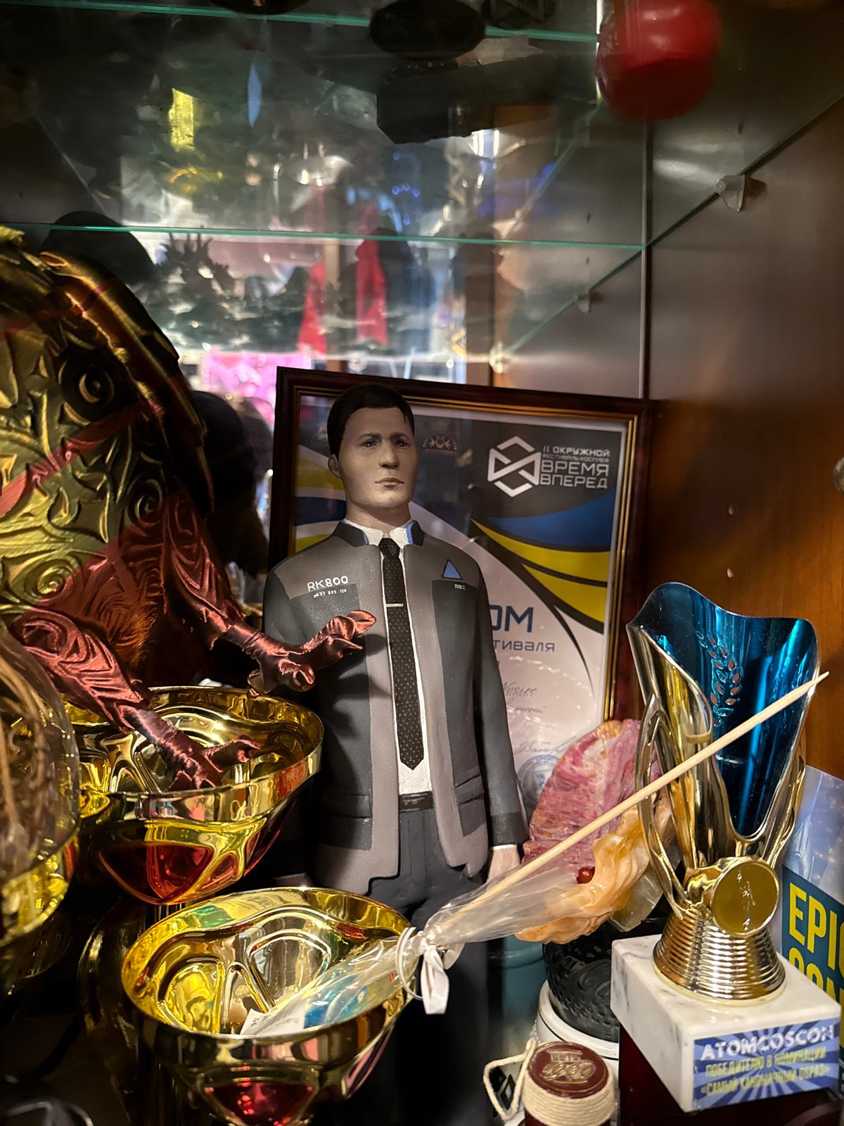 Moscow resident documents cluttered home filled with gaming collectibles, pets