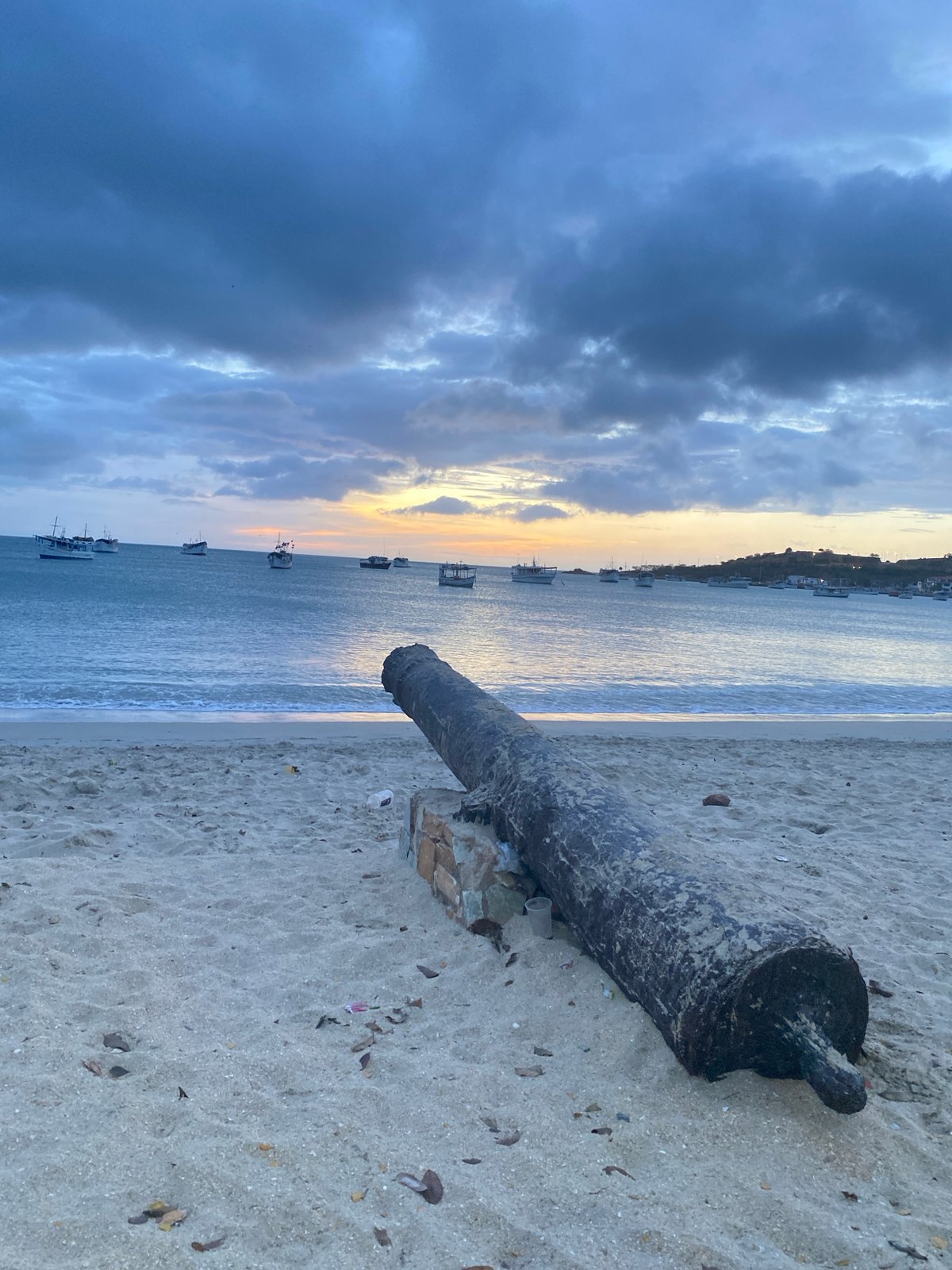 Evening coastal documentation captures Juan Griego waterfront scenes
