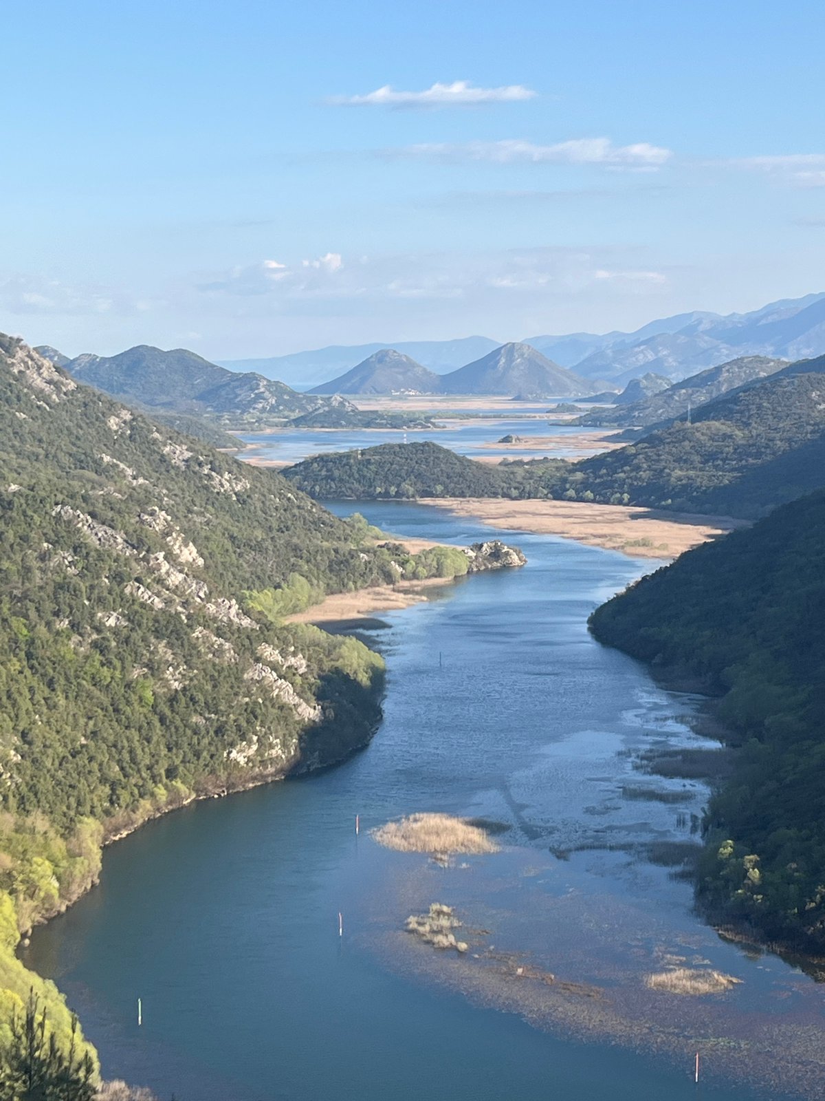 Scenic Crnojevića River views documented in Montenegro mountains
