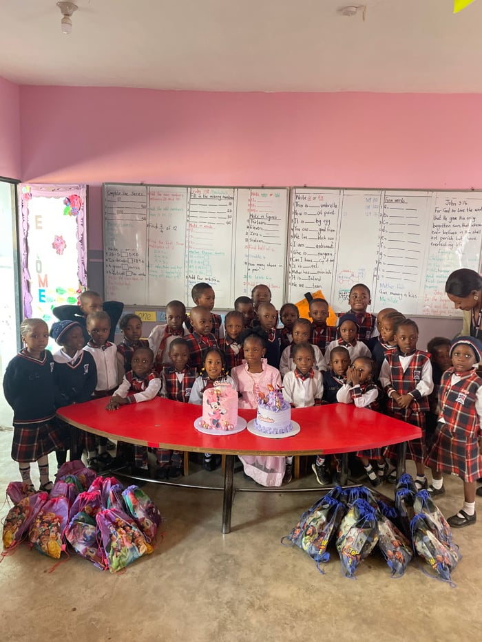 5-year-old's birthday celebrated with classmates in Jos, Nigeria classroom