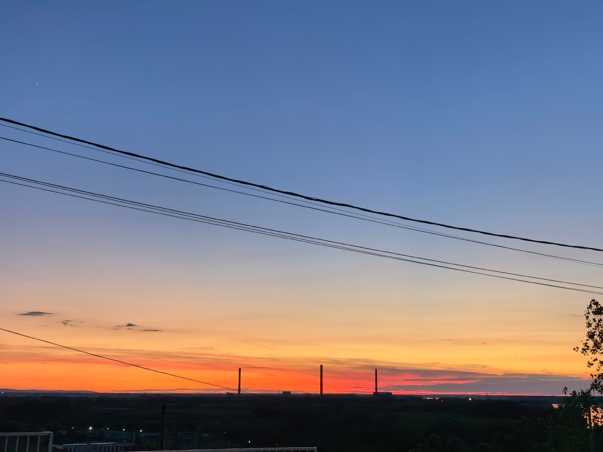 Evening fountain light show during sunset in Svishtov, Bulgaria