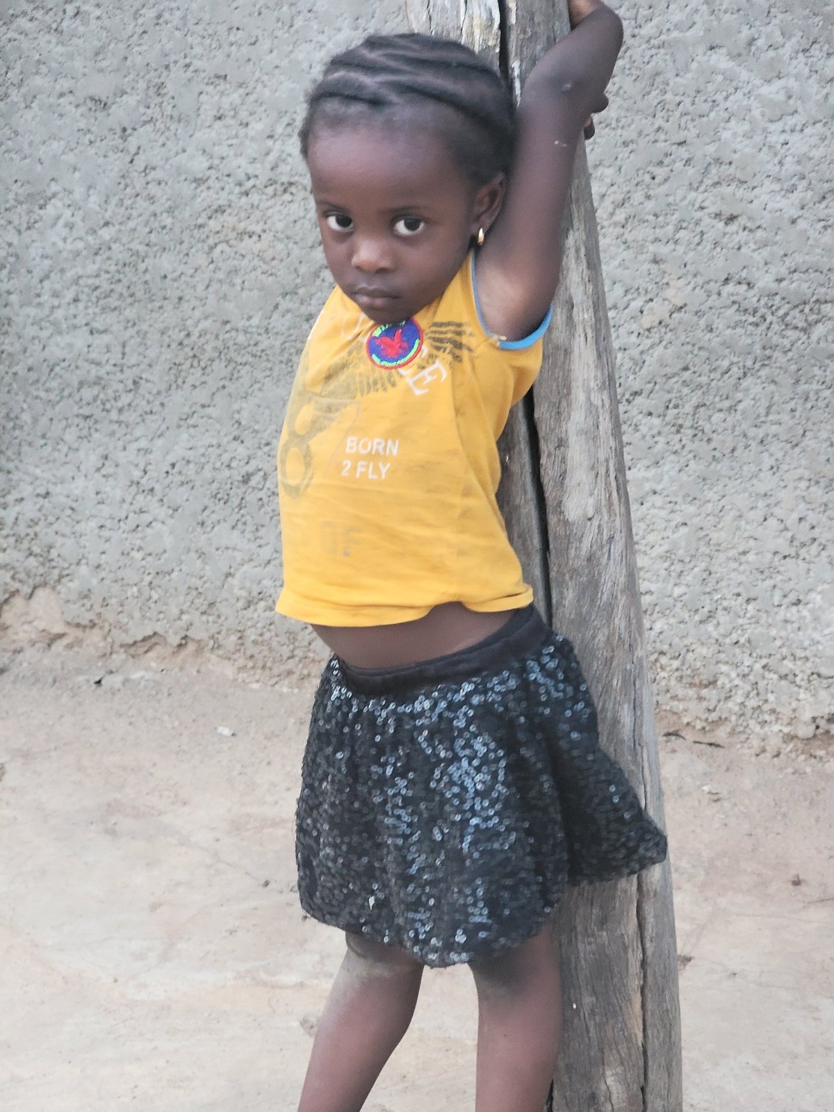 Daily life scenes captured in Nigerian village community