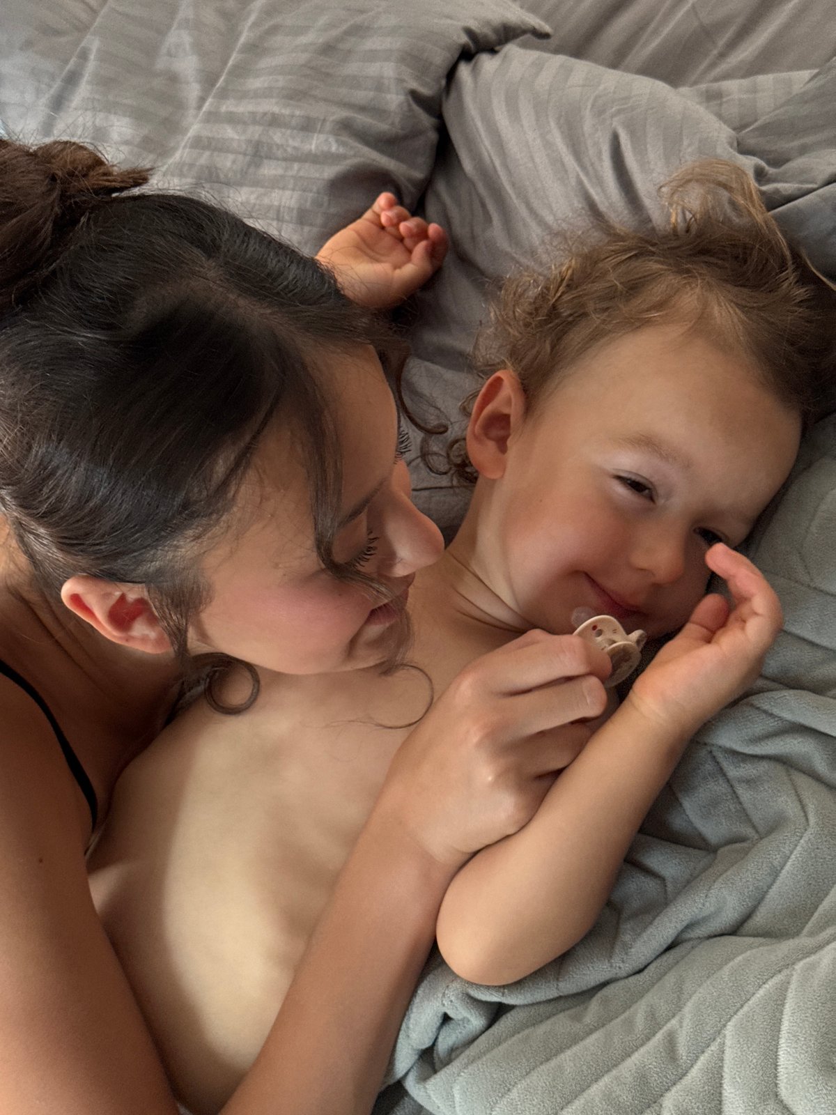 Lazy afternoon at home with a baby in Sochi