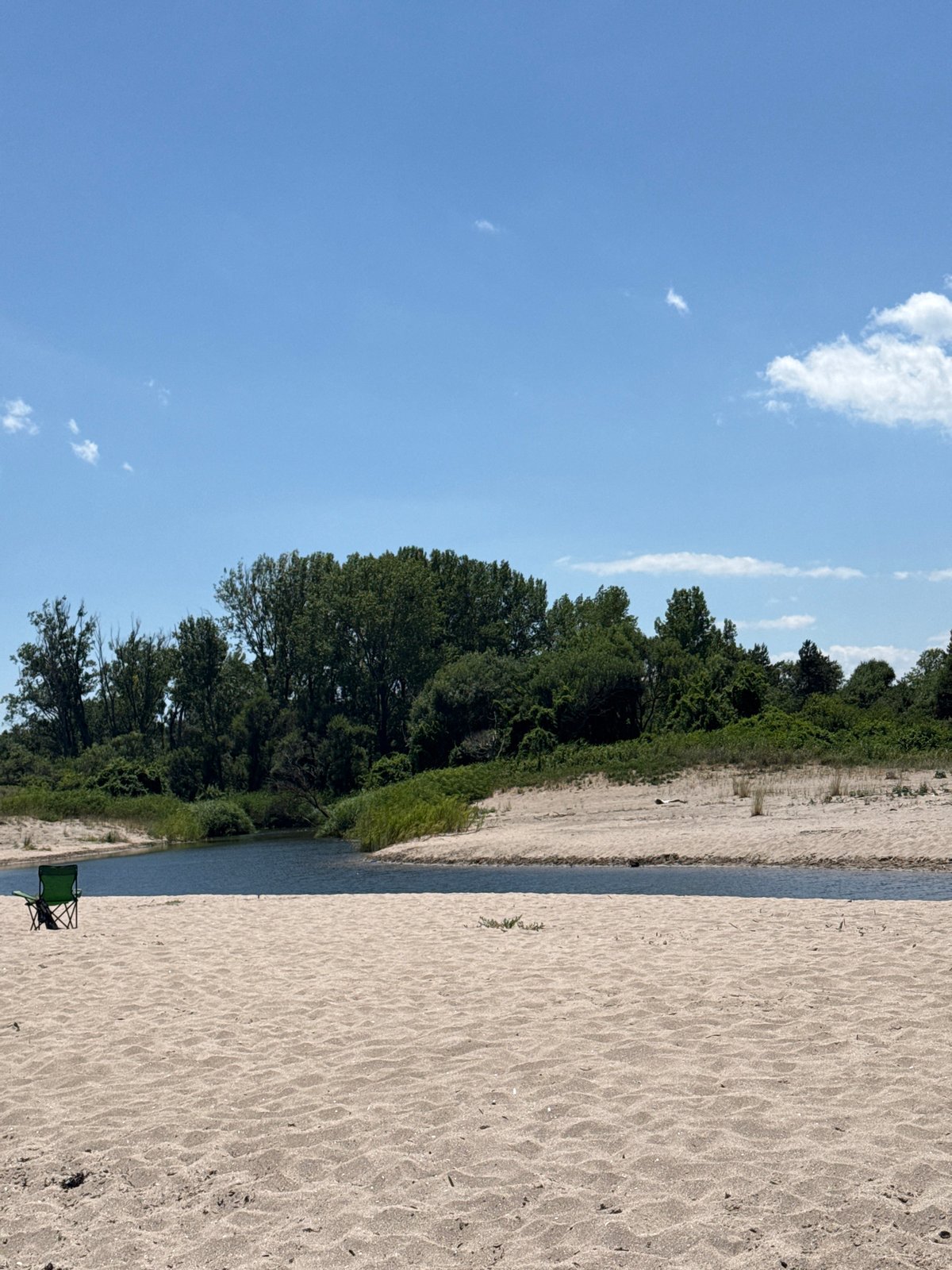 Quiet sandy beach on the Bulgarian Black Sea coast