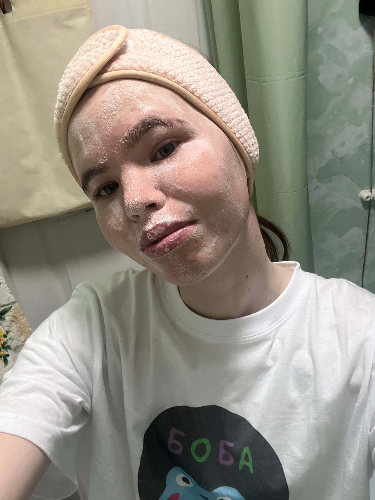 Woman documents early morning routine with cat in Chaikovsky