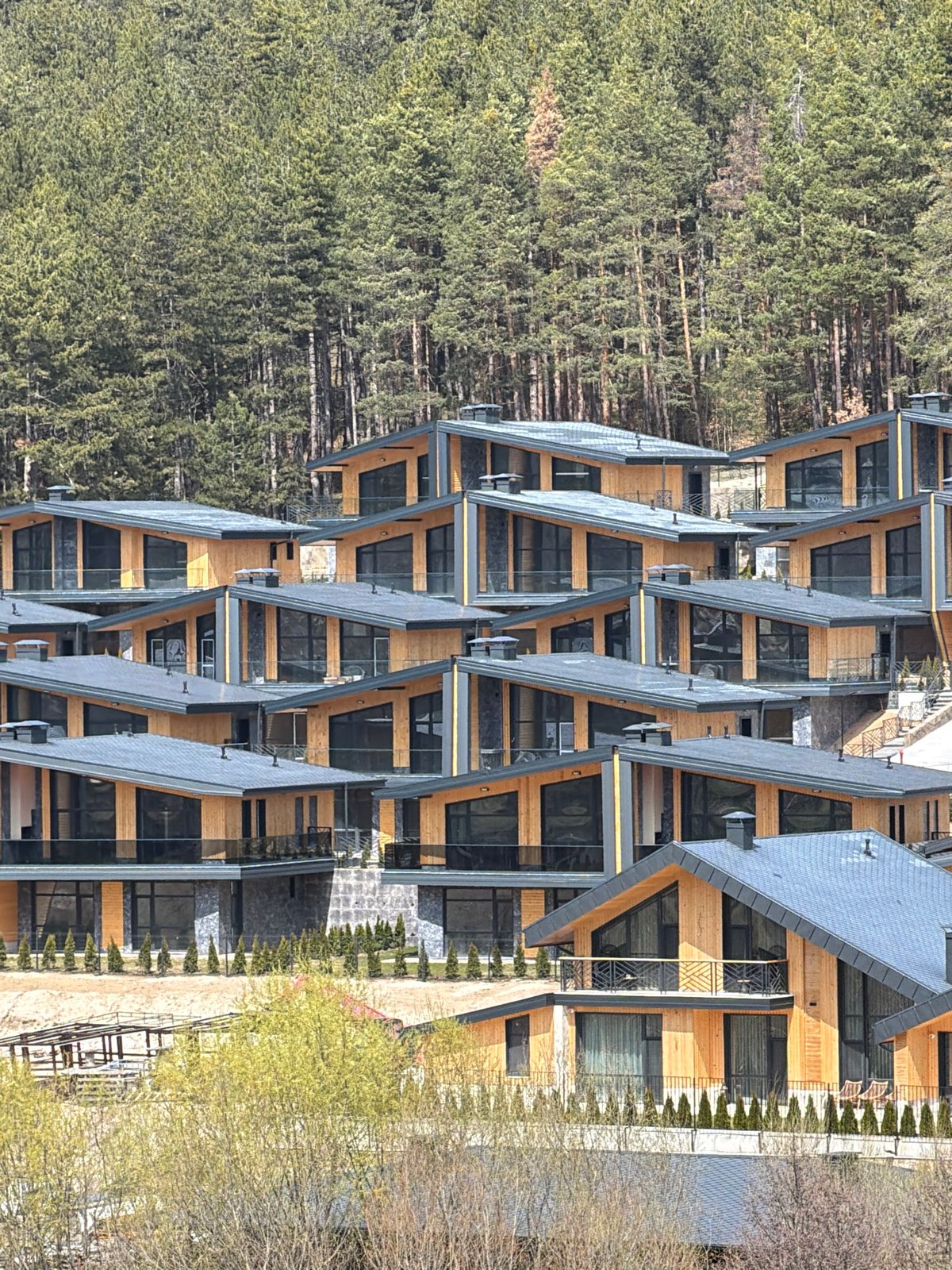 Visitor documents indoor pool complex in Velingrad, Bulgaria