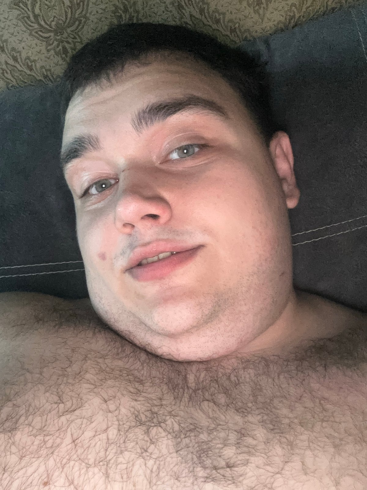 Quick selfie session lying down, multiple angles