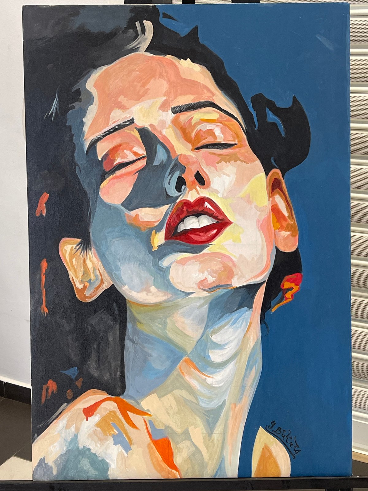Amateur portrait paintings documented in Safi, Morocco