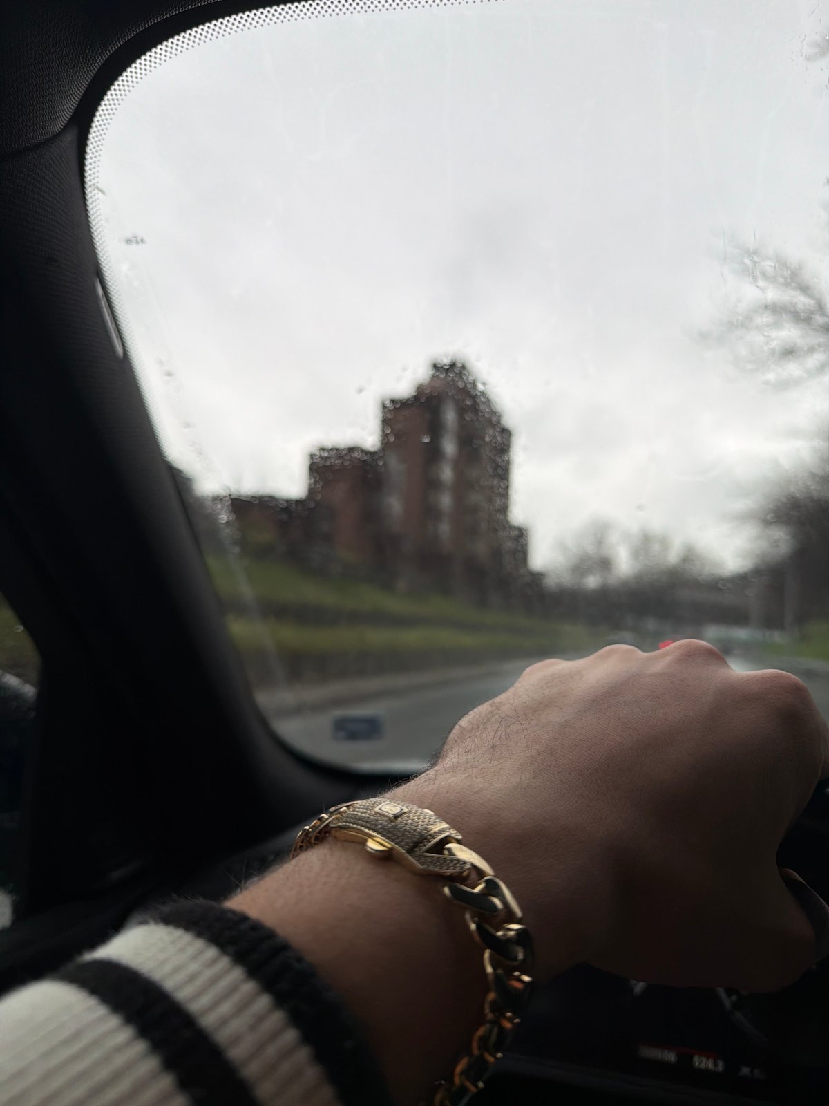 Driver spotted wearing gold bracelet in Plovdiv car