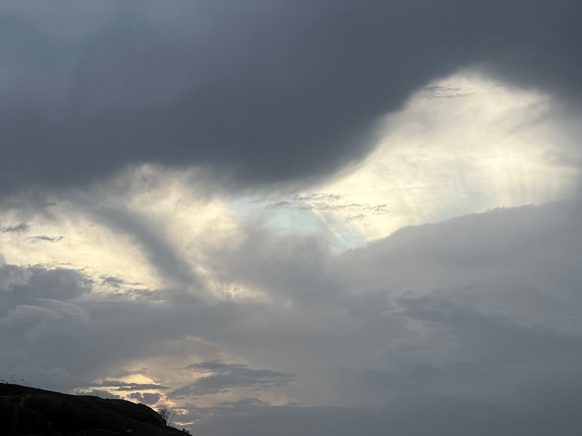 Overcast afternoon captured across Jos rocky terrain, Nigeria