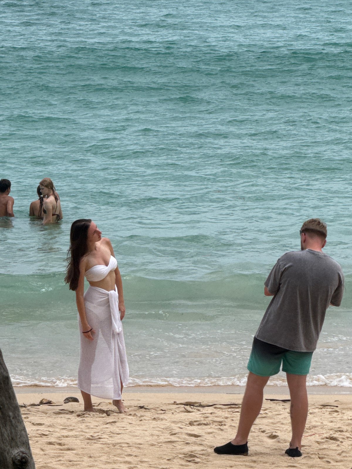 Early morning activity along Rawai Beach, Phuket
