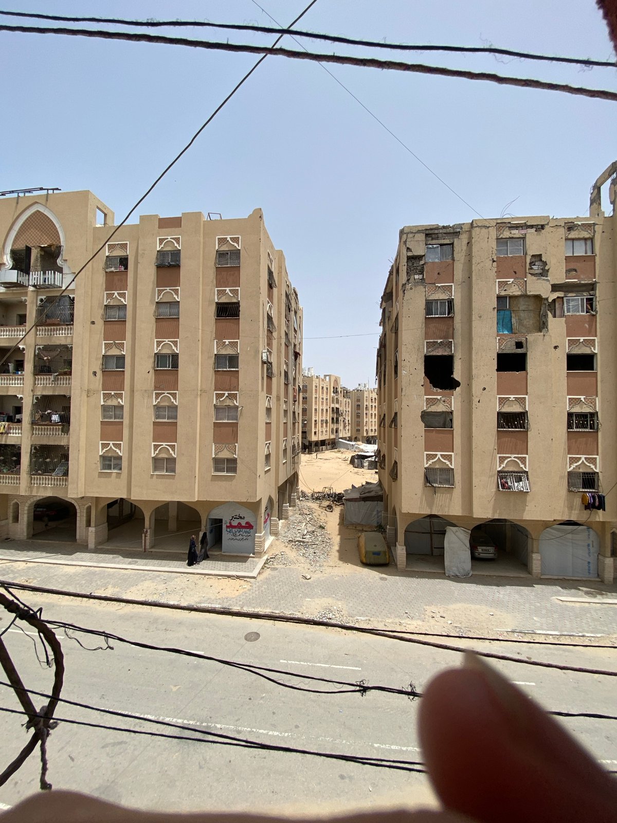 Witness documents damage and displacement in Khan Yunis