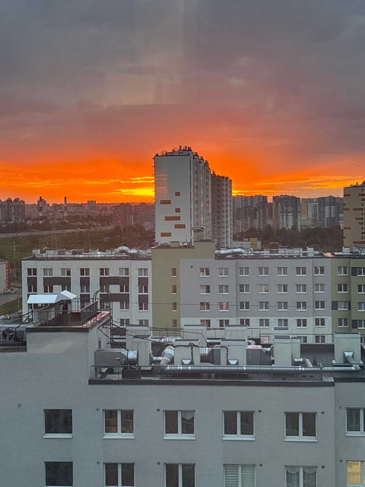 Sunset and indoor moments captured in Vsevolozhsk, Russia