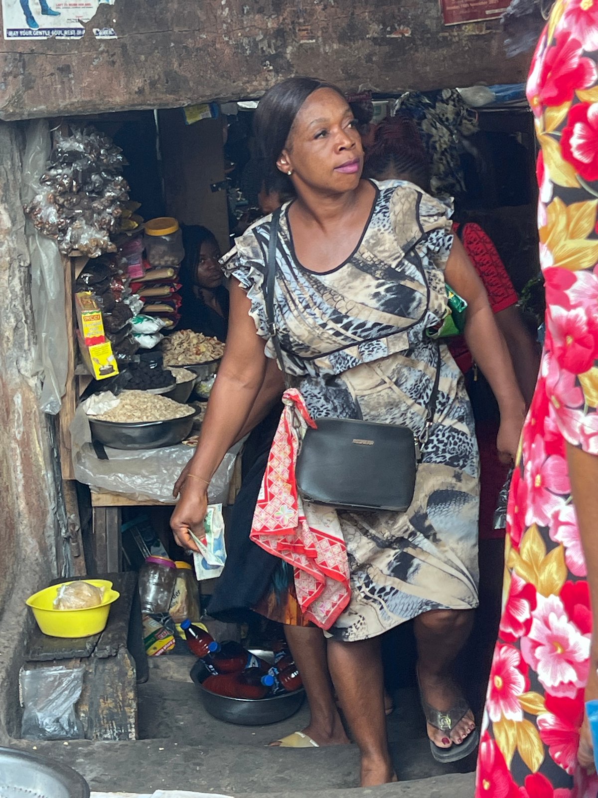Morning market activity documented in Nkpor, Nigeria