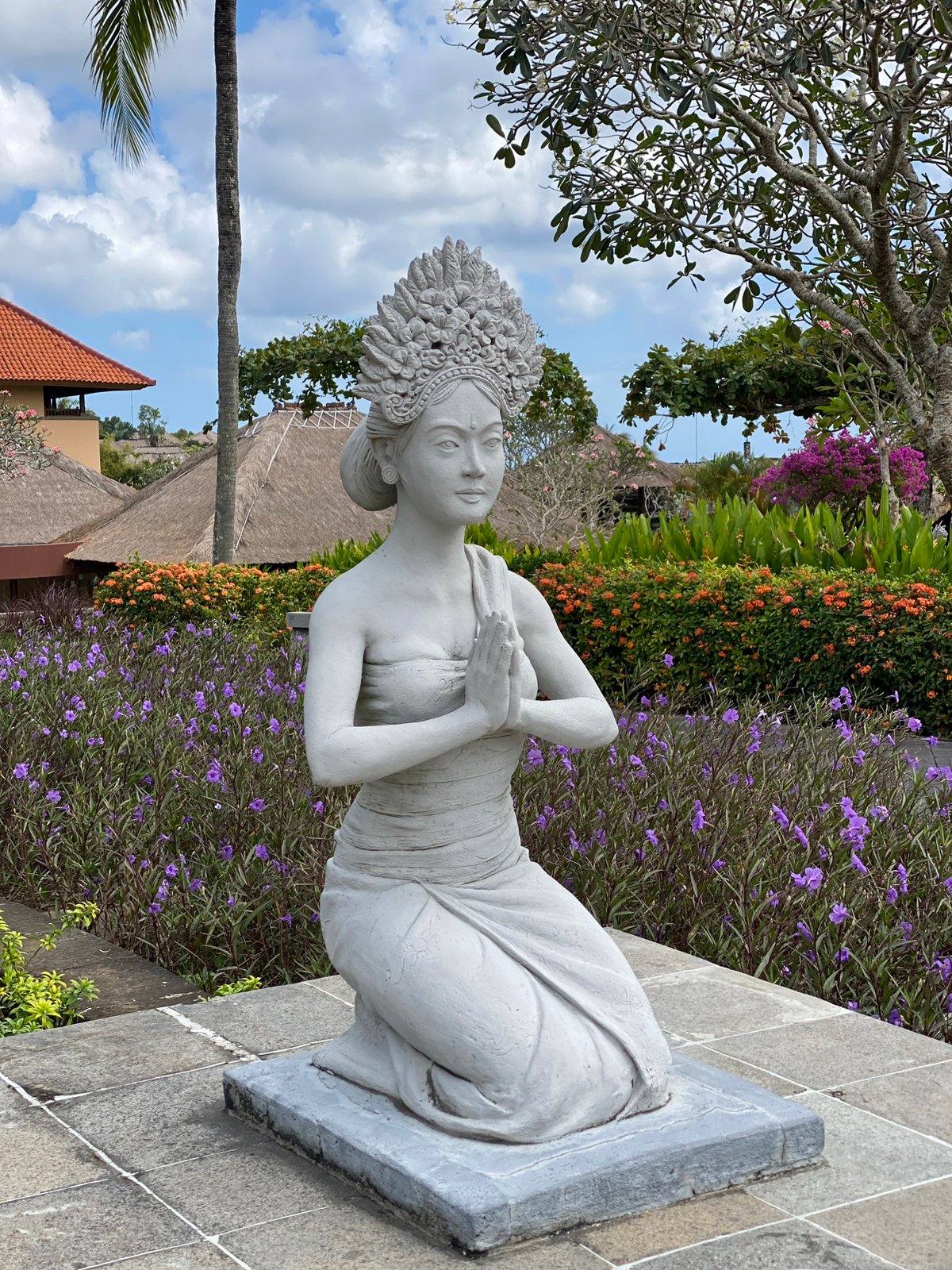 Bali resort grounds explored: pools, koi pond, and tropical details