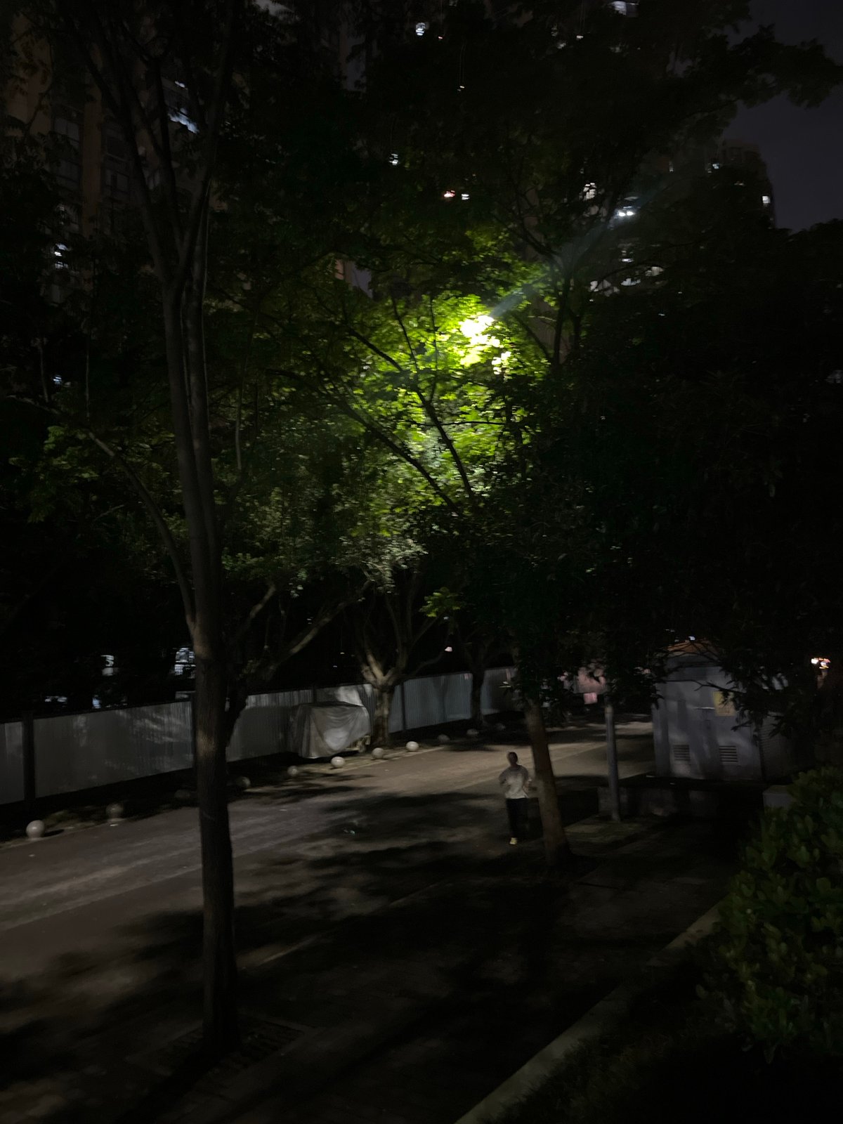 Nighttime urban life documented in Jiulongpo District, China