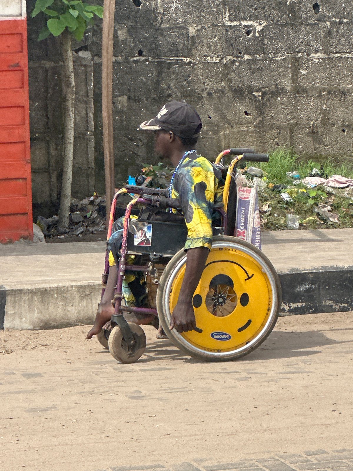 Street life in motion across Badagry, Nigeria