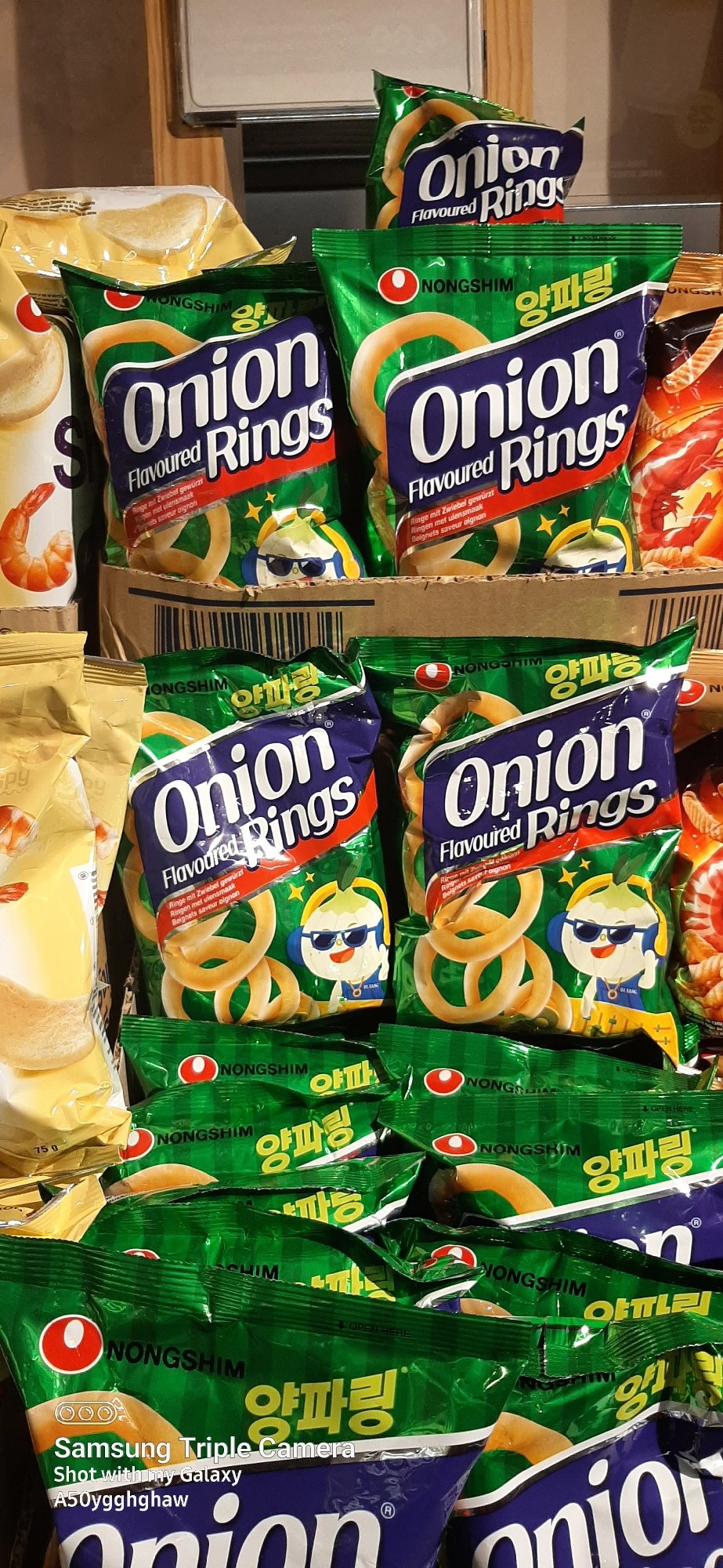 Dubai grocery shopping focused on Korean food products