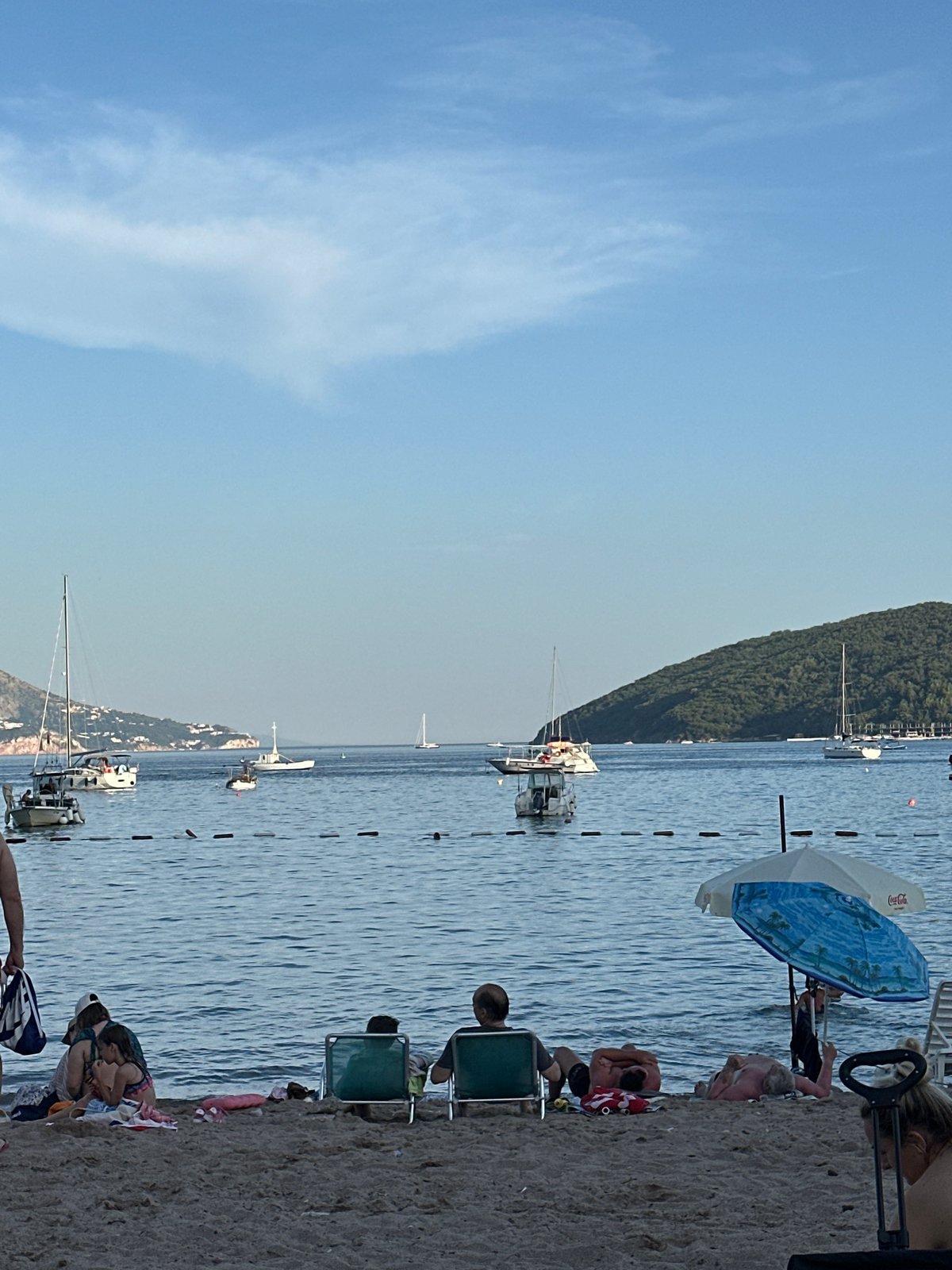 Sunny afternoon along the Budva coast and old town