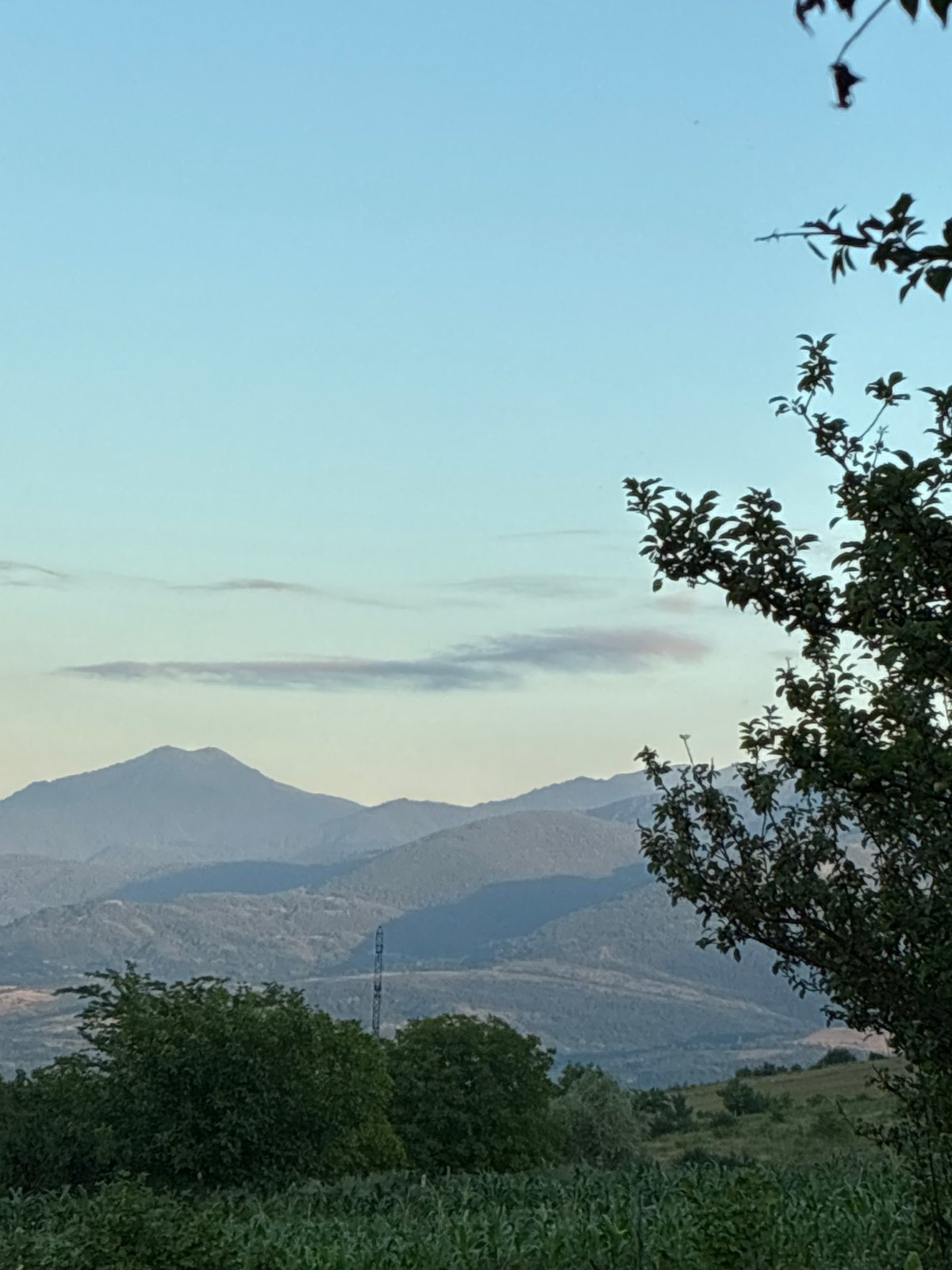 A quiet summer afternoon in rural Surami, Georgia