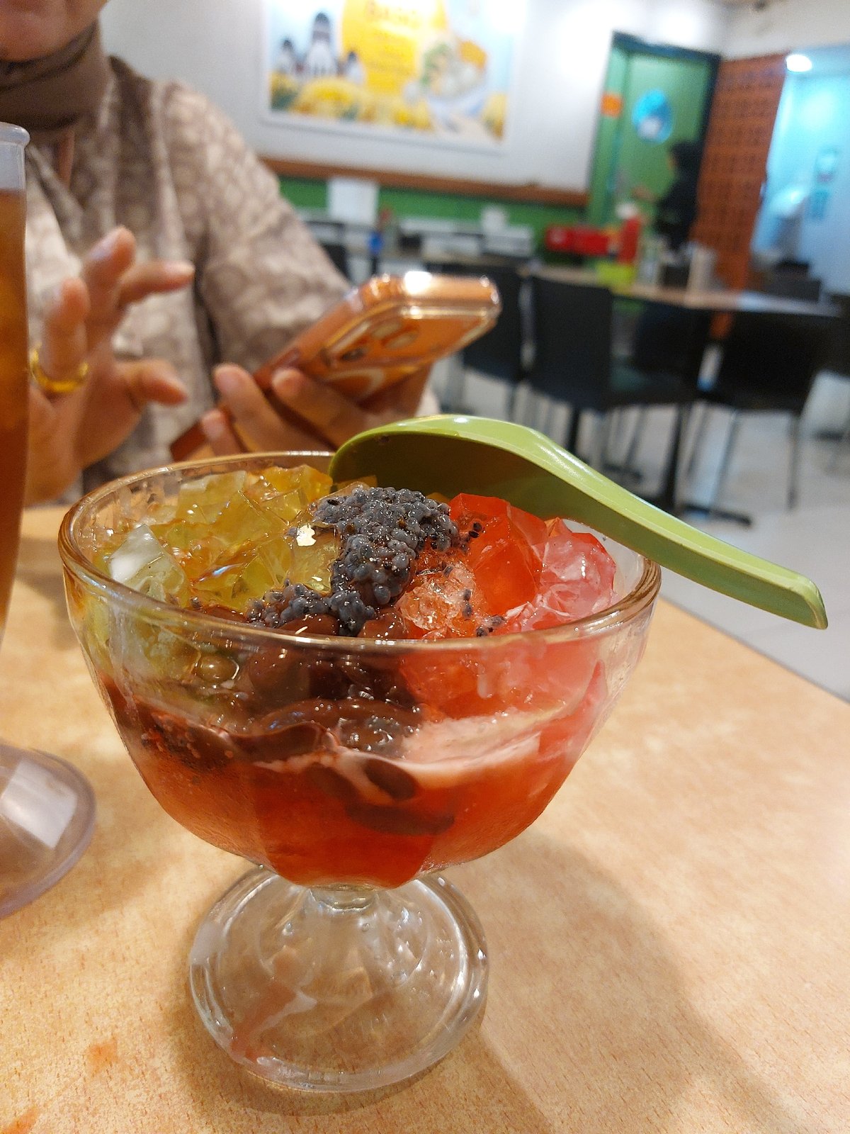 Early morning shopping and dining at Lhokseumawe mall