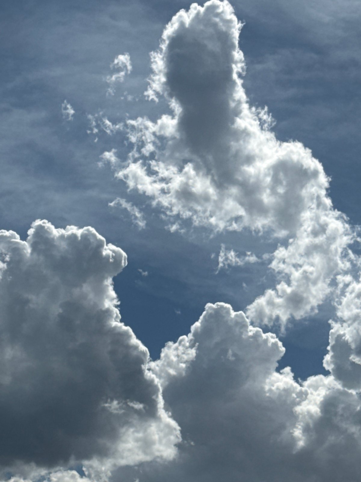 Dramatic summer cloudscape over Abovyan rooftops, Armenia