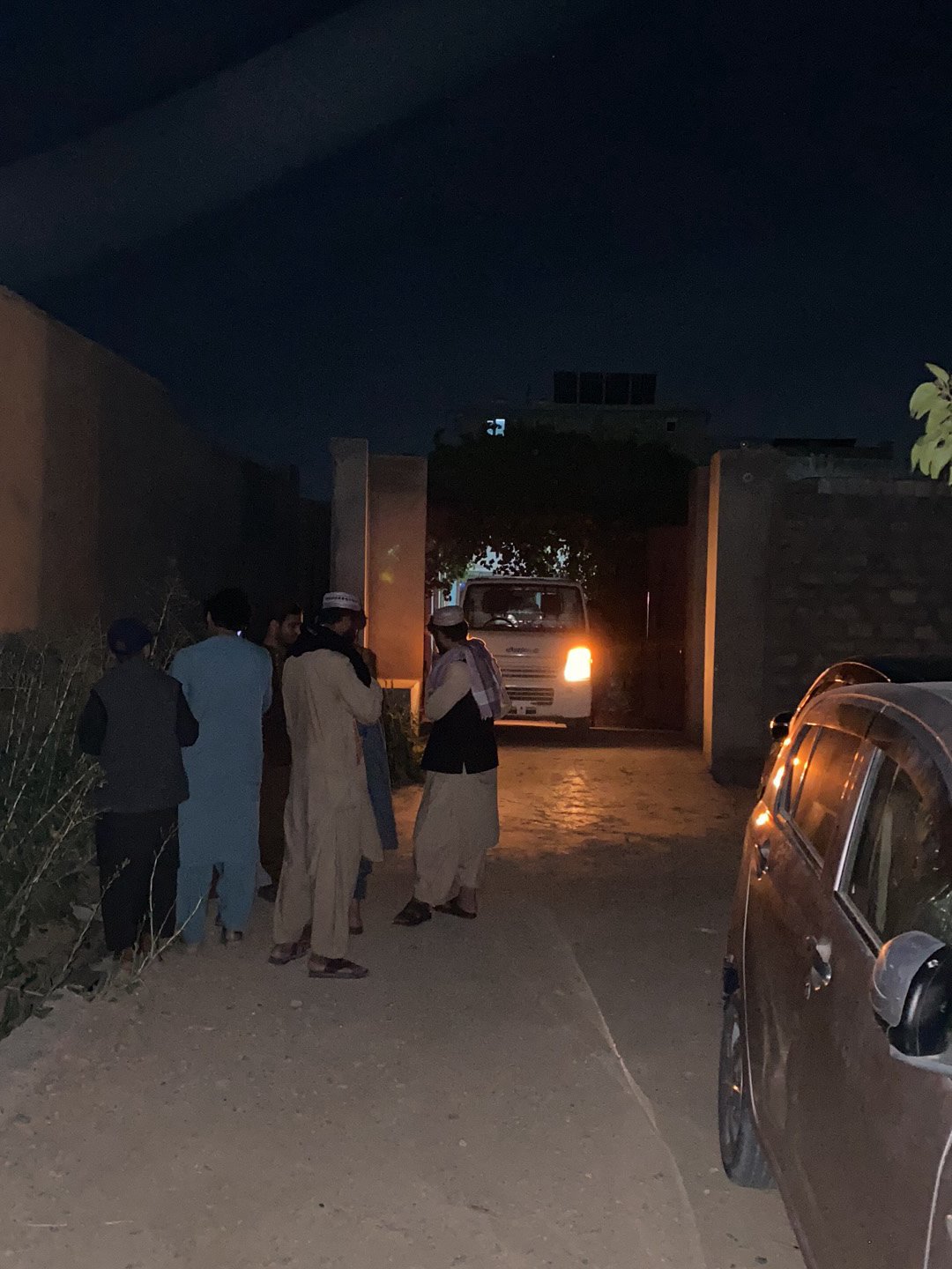 Nighttime gathering observed in Kandahar streets