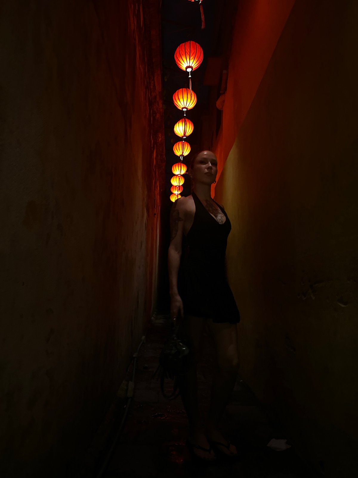 Hoi An Old Town after dark, lanterns and street life