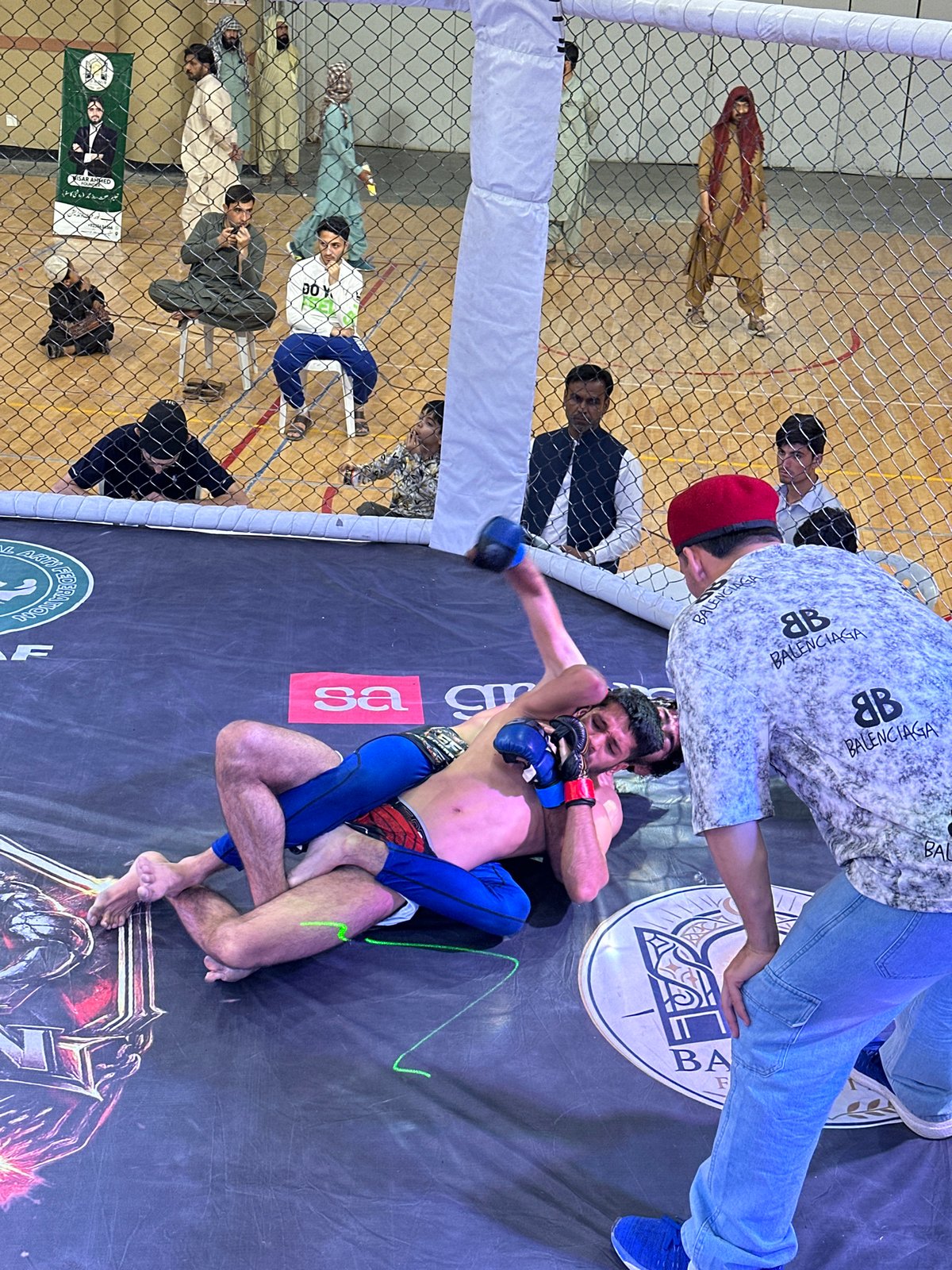 MMA match observed in Quetta with designer-clad referee