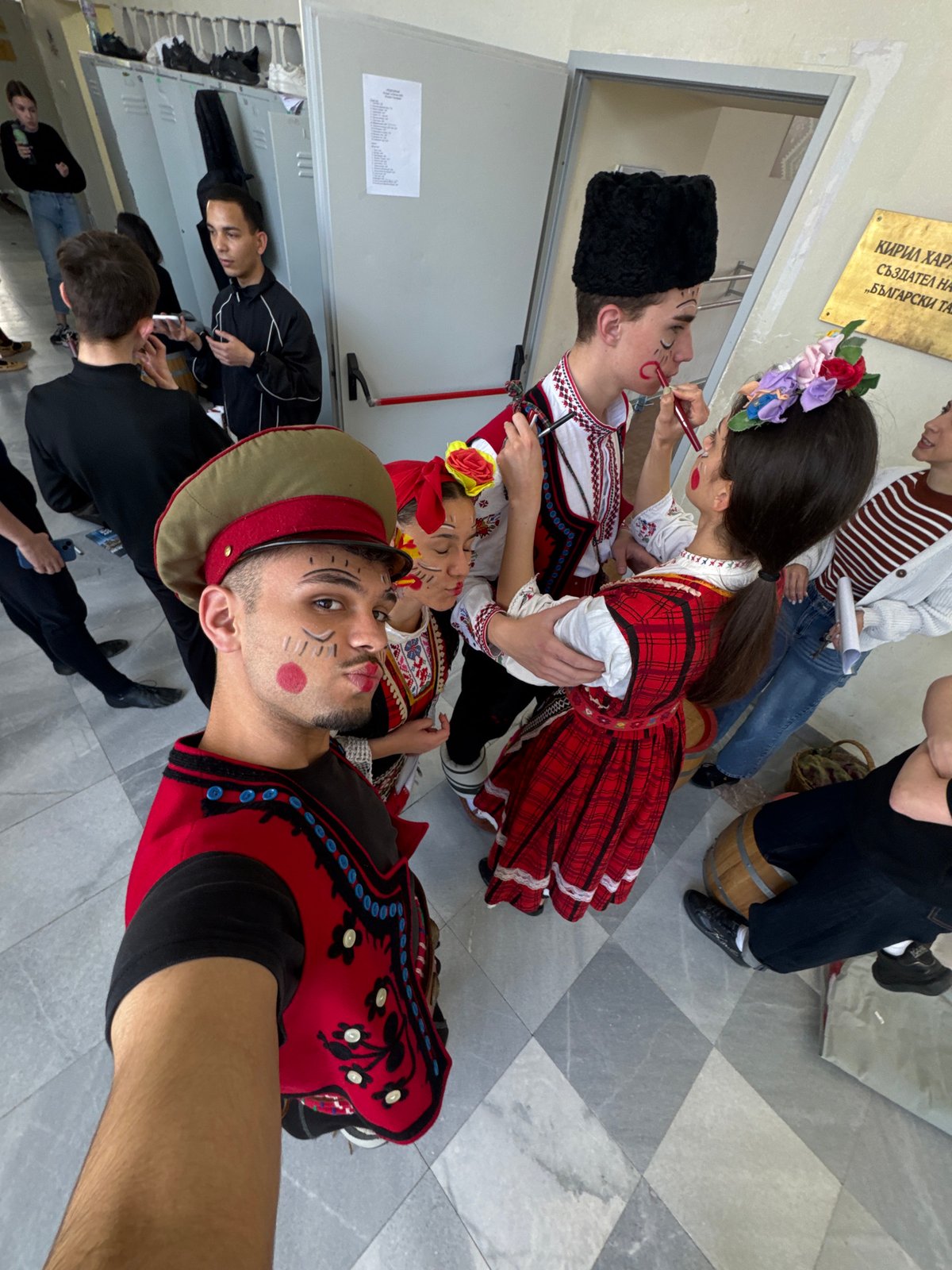 Morning activities captured across indoor venues in Sofia, Bulgaria