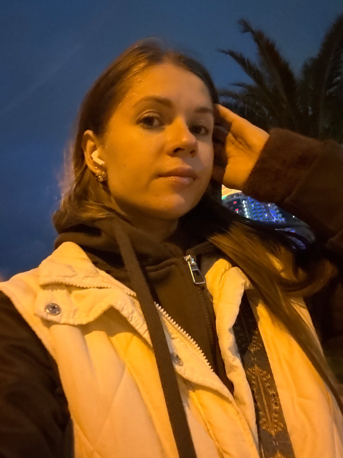 Evening cafe visit documented in Batumi, Georgia