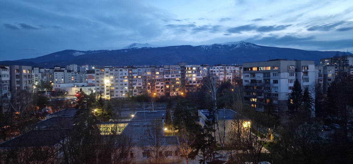 Evening meal preparation captured in Sofia residential area