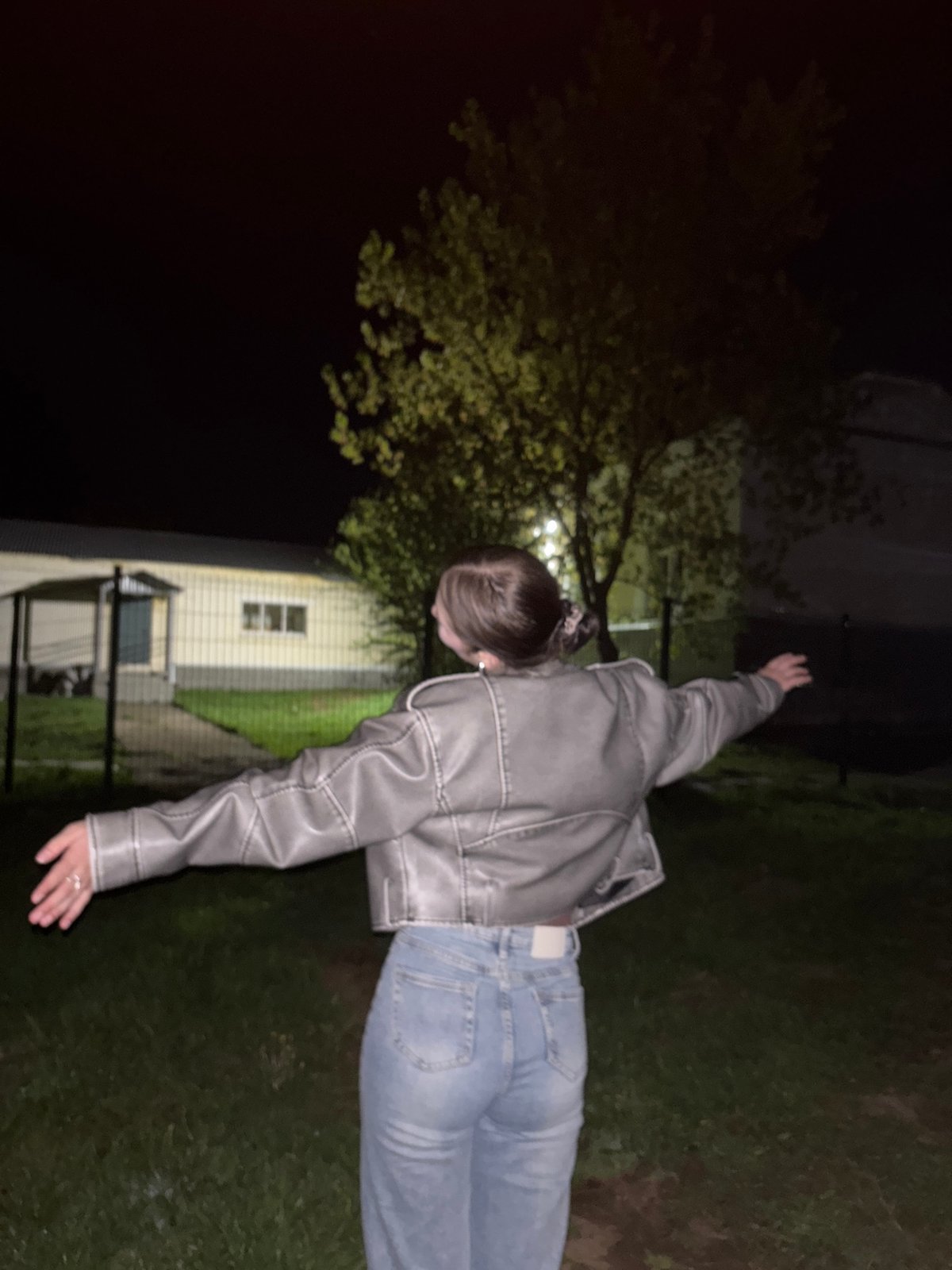 Person spotted standing outdoors at night in Фоки, Russia
