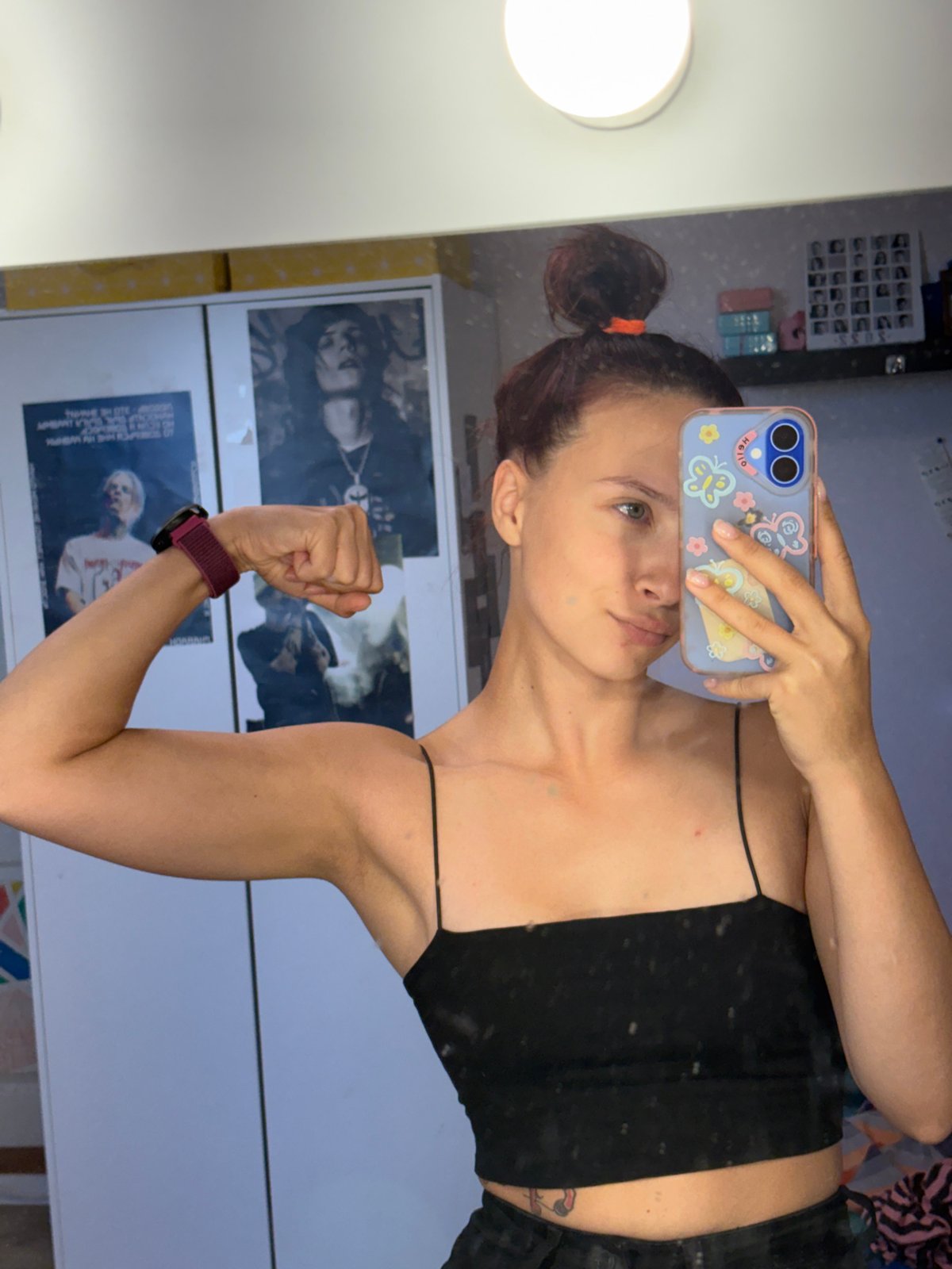 Morning selfie session documented in Прикамский, Russia