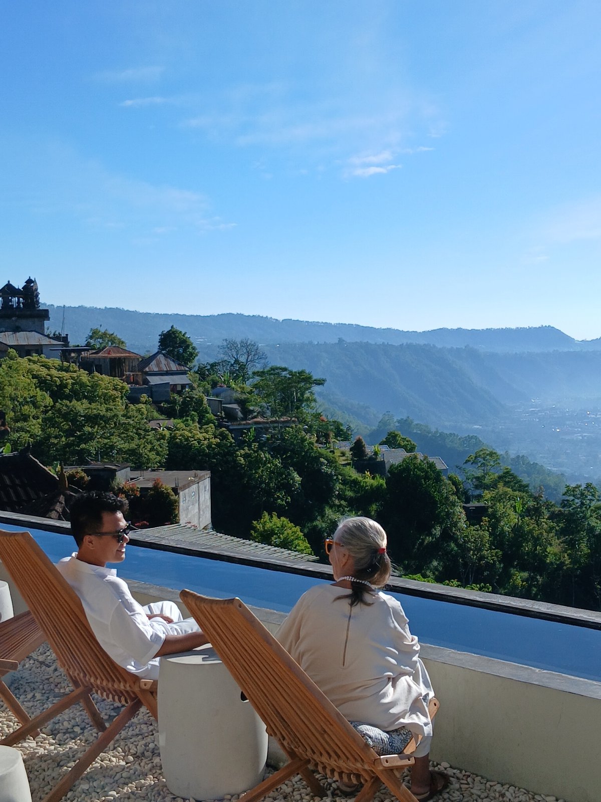 Sweeping views of Mount Batur and Kintamani's highland scenery