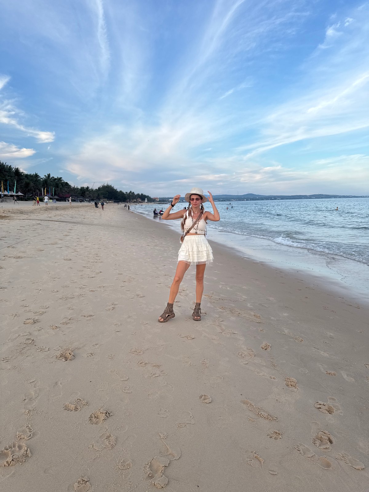Casual beach morning at Phu Thuy Ward, Vietnam